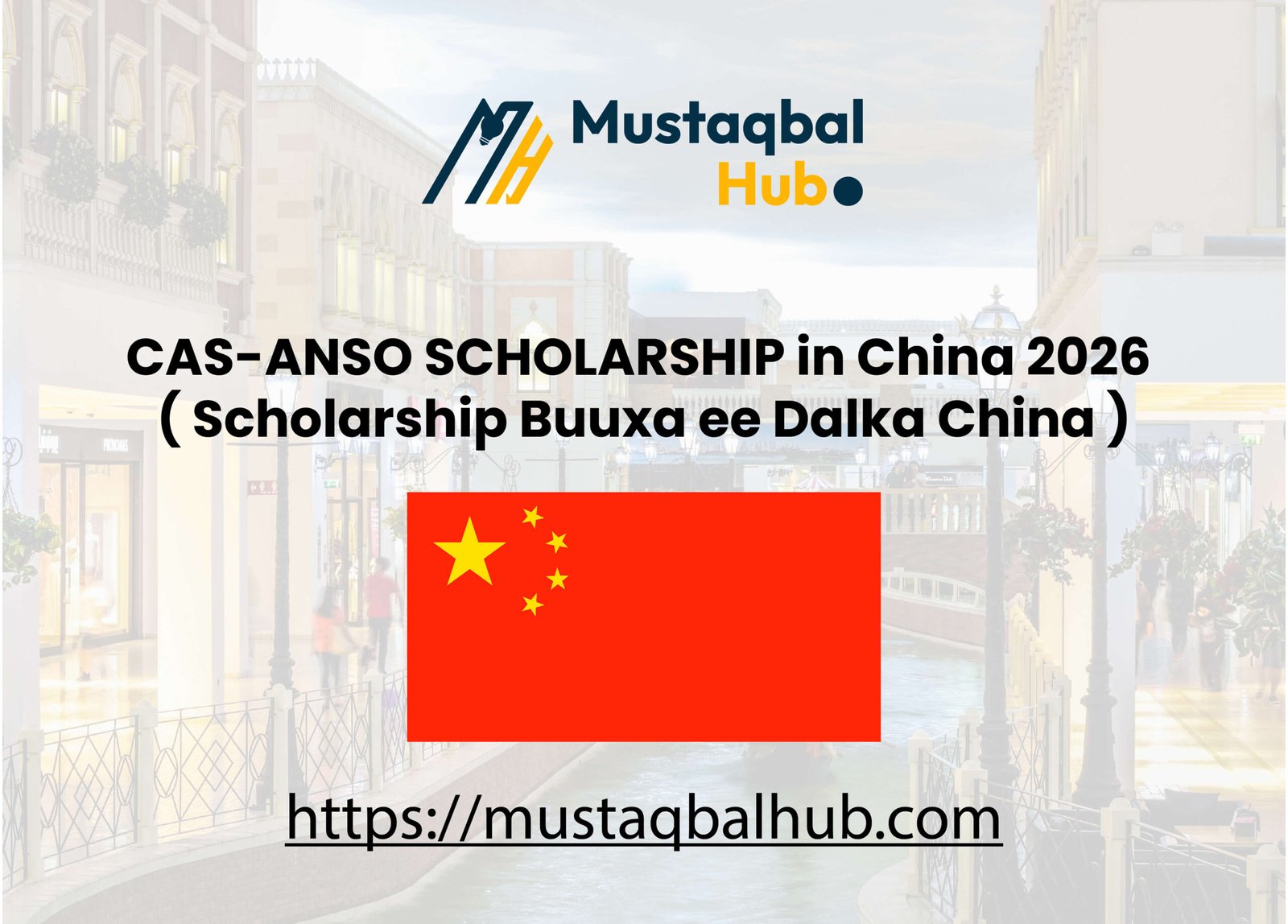 CAS-ANSO SCHOLARSHIP in China 2026