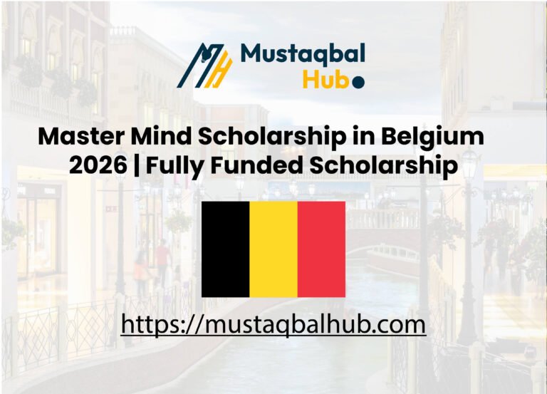 Master Mind Scholarship in Belgium 2026 | Fully Funded Scholarship
