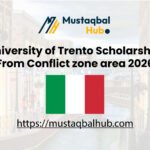 University of Trento Scholarship From Conflict zone area 2026